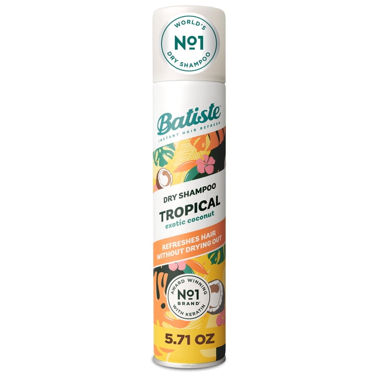 Batiste Tropical Dry Shampoo, Coconut & Jasmine photo 1