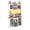 White, variant on GlowPlume 70.9" Tall Kitchen Pantry Storage Cabinet with Charging Station and LED Lights, Rustic Kitchen Hutch Food Pantries with Wine Rack, Drawer & Adjustable Shelves for Dining Room, White