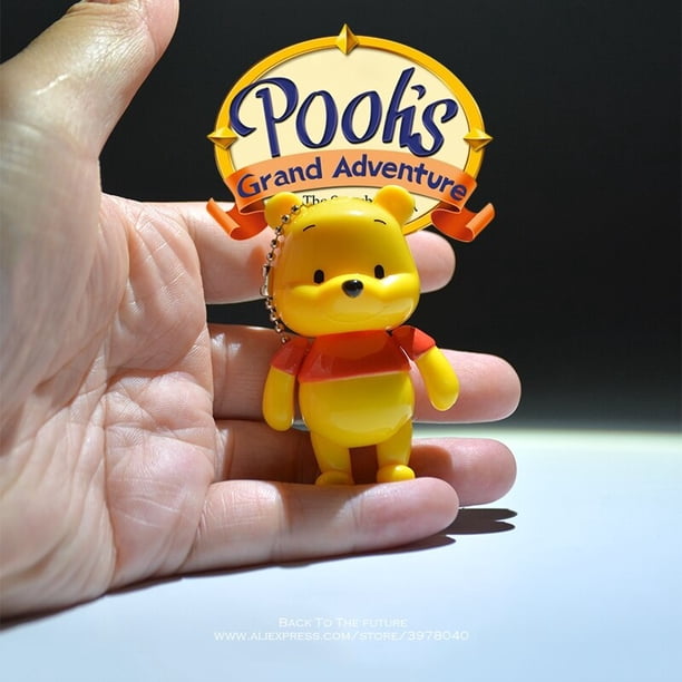 Disney-figuras de acción de Winnie the Pooh para niños, mini figuras de acción de 7cm, colección de Decoración, regalo Gong Bohan LED