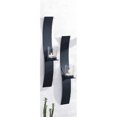 thumbnail image 1 of 2 x 15 in. Sleek Black Metal Wall Sconce - Set of 2, 1 of 1