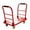 Red, variant on Aprafie 48" x 24" Flatbed Cart, Heavy-Duty Platform Truck with 2 Foldable & Detachable Side Handles, 6" Swivel Wheels for Warehouse, Garage, 2700 lbs Capacity, Red