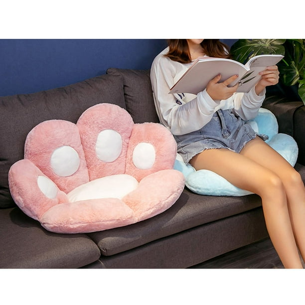 Cojin de asiento de dibujos animados y almohada de apoyo de cojin de asiento de estera para respaldo de apoyo de oficina Azul Cola Cojin de dibujos animados Walmart en linea