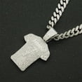 thumbnail image 4 of Men Women Hip Hop Number 7 Jersey Pendant Necklace Crystal Cuban Chain HipHop Iced Out Bling Necklaces Fashion Charm Jewelry, 4 of 10