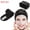 black, variant on 2 Pack Spa Headbands, Adjustable Soft Microfiber Facial Hair Wrap for Makeup Washing Face Skincare