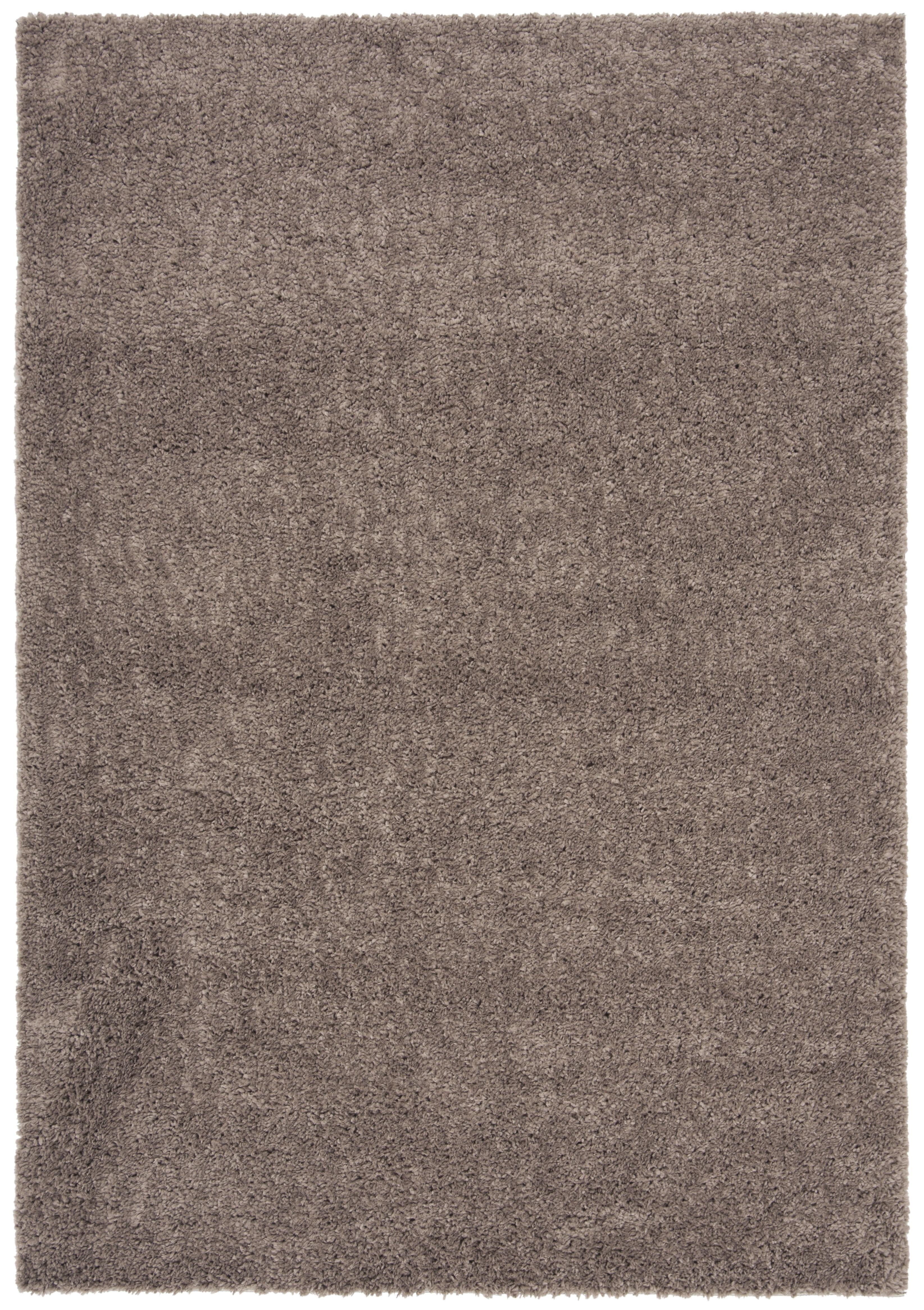 Safavieh August Carlene Solid Plush Shag Area Rug, Taupe, 6' x 8'