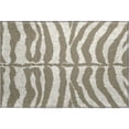 thumbnail image 2 of Addison Rugs Mayfield Washable Animal Skin Pattern Zebra Taupe Rectangle Rug, 1'8" x 2'6", 2 of 5