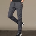 thumbnail image 4 of Mens Stretch Pants Drawstring Travel Quick Dry Light Weight Sweatpants Workout Casual Joggers with Pockets, 4 of 5