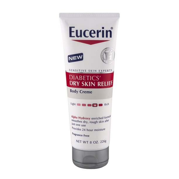 Eucerin Diabetics' Dry Skin Relief Body Creme, 8.0 OZ