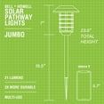 thumbnail image 6 of Bell+Howell Smart Solar Pathway Lights, XL Bright White & Flickering Flame Outdoor Lighting, 4 Pack, 6 of 12