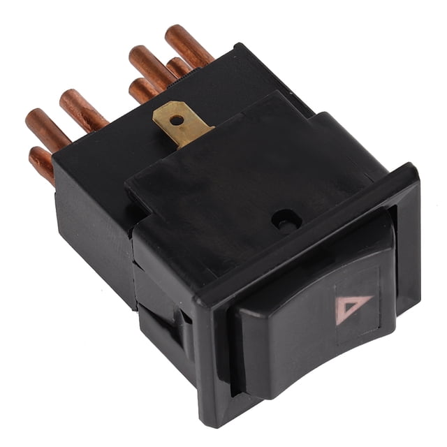 1Pc Durable ABS Hazard Warning Light Switch High Sensitivity YUF101490 Replacement for Automotive Accessory