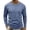 Dark Blue, variant on Smsaxvxz Mens Shirts Soft Comfort Crew Neck Long Sleeve Color Patchwork T-Shirts Casual Lightweight Fall Tops White XL