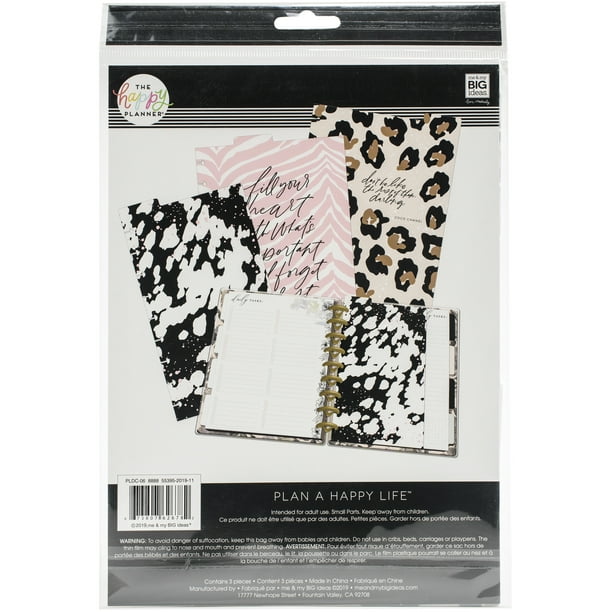 Happy Planner X Rongrong Medium Dashboards 3 Pkg Everyday Walmart Com Walmart Com