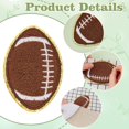 thumbnail image 5 of 6pcs 6pcs Football Embroidered Iron on Patches Rugby Self-Adhesive Cloth Patches Embroidered Applique Decoration Sewing Patches Repair Patch for T-Shirts Jackets Hats Jeans Caps Backpacks, 5 of 7
