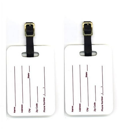 Pair of Oyster Luggage Tags