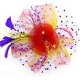 thumbnail image 2 of Fascinators Hat Flower Mesh Ribbons Feathers on a Headband and a Clip Tea Party Headwear for Girls and Women, 2 of 6