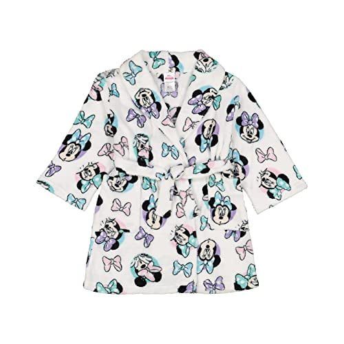 Disney Girls Toddler Mouse Robe Minnie with The Bows 4T Walmart