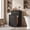 black, variant on Pull Out Trash Can Cabinet for Double 7 Gallon or 13 Gallon Bin, Freestanding Kitchen Trash Bin Cabinet with Drawer, Pet Proof Hidden Garbage & Recycling Storage for Laundry & Living Room, Black