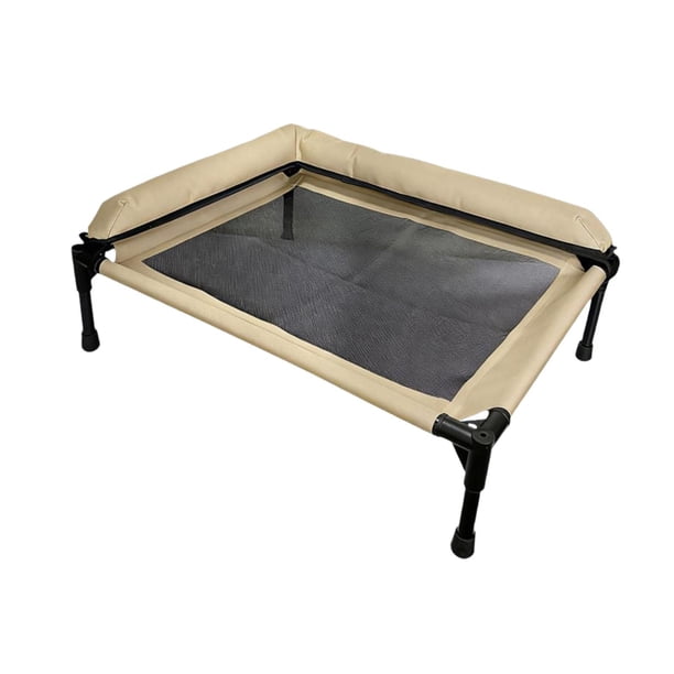 Cama para perros con refrigeración elevada, malla Teslin transpirable, resistente al agua y cómoda S