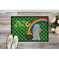 thumbnail image 2 of Toy Silver Poodle St. Patrick's Day Indoor or Outdoor Mat 24x36 36 in x 24 in, 2 of 5