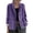 27-Purple, variant on Corduroy Blazer Women Long Sleeve Lapel Jacket Casual Button Down Fall Suit Coat with Pockets S