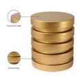 thumbnail image 2 of Meridian Furniture Levels Brushed Gold Round End Table, 2 of 7