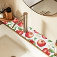 thumbnail image 2 of Yayeee Faucet Mat for Kitchen Sink 30" Diatomite Long Splash Guard Pad, White Apple Pattern, 2 of 7