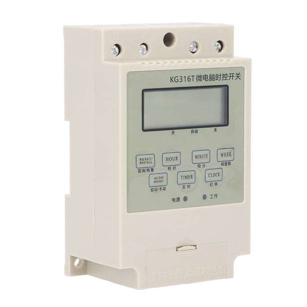 Interruptor horario digital programable Bling Bling Control de relé ELECTRÓNICO Beige