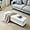 Creamy White, variant on 43" Storage Ottoman Tufted Bed End Bench with Organization Faux Leather Foot Stool Toy Chest with Lid for Living Room, Bedroom, Entryway, Black