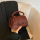 thumbnail image 5 of Bolso de hombro informal para mujer | Bolso bandolera de piel sintética | Correa ajustable y ligera de 16,5 x 10 x 7 cm | Uso diario para ir al trabajo, ir de compras, viajar o fiestas., 5 of 6