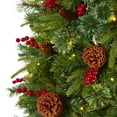 thumbnail image 5 of Nearly Natural Clear Prelit LED Assorted Colors Holiday Pine Christmas Tree, 6.5', 5 of 8