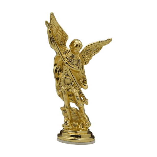 Figura Estatua de Ángel, Adorno de Aleación de Zinc, Decoración del Hogar Derrotado Pisotea oro