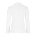 thumbnail image 5 of Xunlbb Long Sleeve Shirts for Women, Women's Solid Color Button Up Long Sleeved V-neck Shirt S-2XL Holiday Gift Finder, 5 of 6