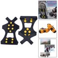 thumbnail image 4 of Pinzas de Tacos de Hielo de Acero Inoxidable Antideslizantes de 10 Dientes XL Sunnimix, 4 of 6