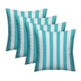 thumbnail image 1 of RSH Décor Indoor Outdoor Set of 4 Pillows 24" x 24", Cancun & White Stripe, 1 of 6
