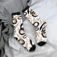 thumbnail image 5 of KLL Snake Print Cool Socks Men's Women's Crew Socks Funny Crazy Novelty Stockings, 5 of 6