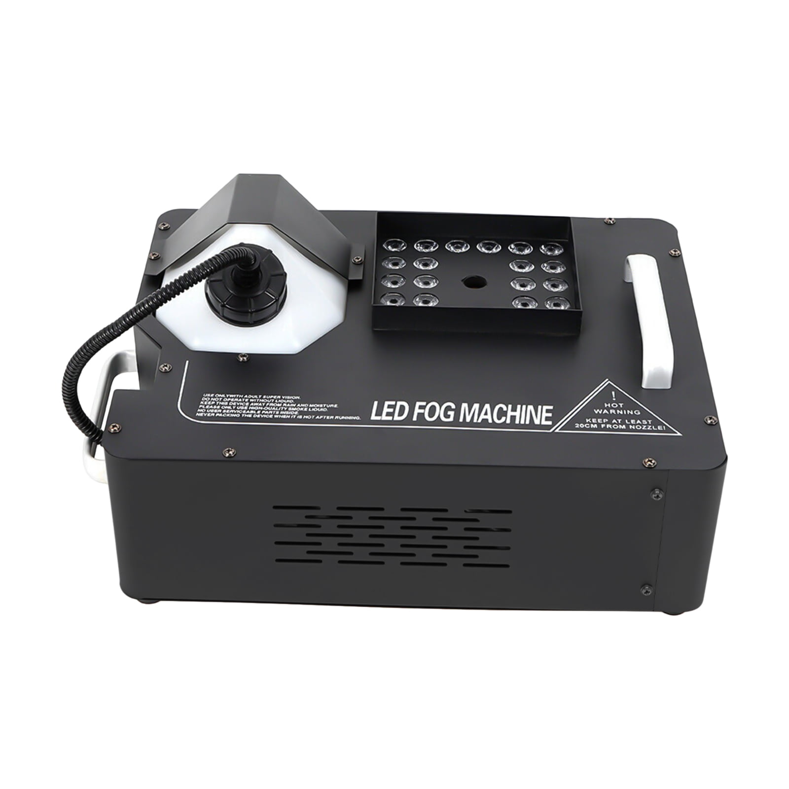 Wildnix Fog Machine with LED Light, 1500W Power, Remote/DMX Control, 2L Tank, Ideal for Parties, Concerts, and Performances