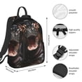 thumbnail image 2 of Disketp Playful Baby Hippo Splash Mochila Ligera e Impermeable, Mochila de Día Resistente para Viajes, Senderismo y Uso Diario para Hombre y Mujer, 2 of 7