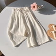 thumbnail image 2 of Agkizg Girls Solid Wide Leg Pants Casual Loose Fitting Lightweight Summer for Kids, Sizes 2-3 Years, 2 of 5