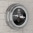 thumbnail image 4 of RAM Truck White Retro Neon Analog Wall Clock with Pull Chain, 4 of 5