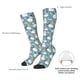 thumbnail image 4 of Fotbe Snowflake Scarf Snowman Calcetas Divertidas Estampadas para Hombre y Mujer, Calcetas de Algodón hasta la Rodilla para Caminar, Correr, Enfermería y Embarazo, 4 of 6