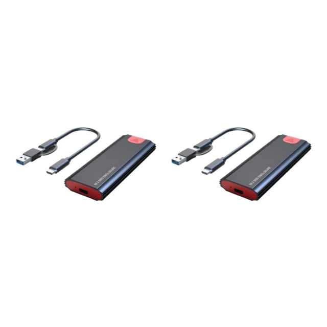 Sidaley M.2 NVME SSD Recinto Caja de aluminio USB3.1 Gen2 10Gbps HDD Box Gris
