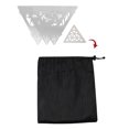thumbnail image 4 of Hoguera plegable de acero inoxidable portátil para fogata, para Picnic, viajes, cocina Horno colgante triangular, 4 of 9