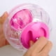 thumbnail image 3 of Methold Pelota de ejercicio, juguetes de animales, juguetes rodantes, accesorios para correr perforados de plástico Juguetes de animales pequeños rosado, 3 of 6
