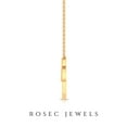 thumbnail image 5 of Rosec Jewels 1/4 CT Interlocking Heart Pendant Necklace with Diamond and Gold, 10K Yellow Gold, 5 of 8