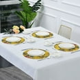 thumbnail image 5 of 15.4" Round Placemat Set of 1 Polyester Fabric Place Mats Non-Slip Dining Kitchen Table Mats for Kitchen Party Decor Bluebird Surrounded by Flowers, 5 of 5