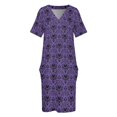 thumbnail image 3 of Vestido holgado con bolsillos de Haunted Mansion, vestido, vestidos, ropa de mujer, vestido de noche, vestido largo de verano para mujer, 3 of 6