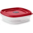 thumbnail image 2 of Rubbermaid Easy Find Lid 3 Cup Square Plastic Food Storage Container, 2 of 5