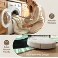 thumbnail image 5 of ODIKA 8'x10' Washable Area Rug Non-Slip Chair-Friendly Mat Disc Vinyl Cd Record Retro Vintage Music Spinning Grooves Concentric for Dining Room, Large Office, Lounge, 5 of 7