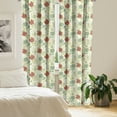 thumbnail image 2 of Flower Curtains 2 Panels Set, Peonies and Tulips Pattern Romantic Feminine Arrangement Pastel Toned Background, Window Drapes for Living Room Bedroom, 56"W X 84"L, Multicolor, by Ambesonne, 2 of 5