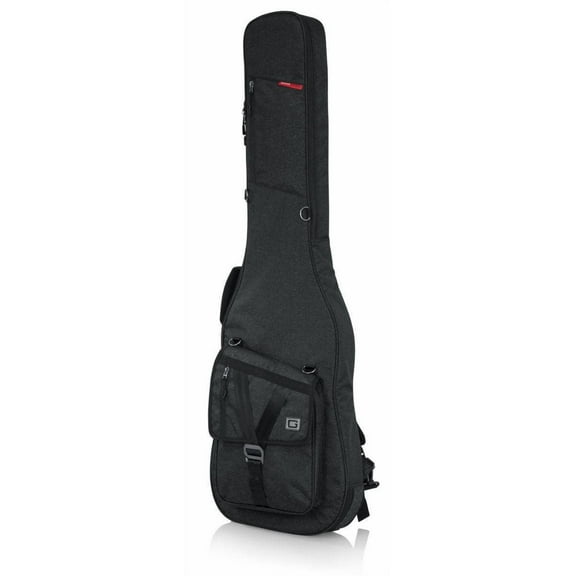 Gator GT-BASS-BLK Transit Series Bass Guitar Gig Bag - Charcoal